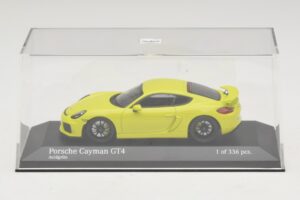 Porsche Cayman GT4 981 Žalias Minichamps 1:43 410066122 Metalas - nuotrauka 4 iš 5