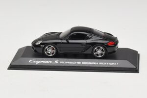 Porsche Cayman S 987 Porsche Design Edition 1 Juodas Minichamps 1:43 400065622 Metalas