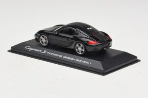 Porsche Cayman S 987 Porsche Design Edition 1 Juodas Minichamps 1:43 400065622 Metalas - nuotrauka 3 iš 5