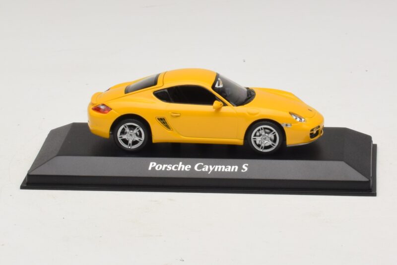 Porsche Cayman S 987 Geltonas Maxichamps 1:43 Porsche Cayman S 987 Geltonas Maxichamps 1:43 940065620 Metalas