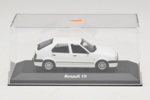 Renault 19 Baltas Maxichamps 1:43 940113700 Metalas - nuotrauka 4 iš 5