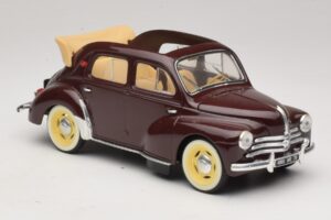 Renault 4CV Kaštoninė Solido 1:18 8048 Metalas - nuotrauka 4 iš 6