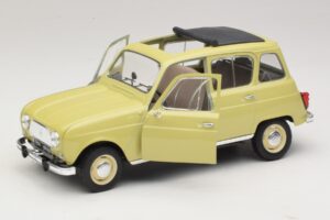 Renault 4L Geltonas Solido 1:18 8062 Metalas