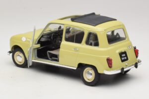 Renault 4L Geltonas Solido 1:18 8062 Metalas - nuotrauka 4 iš 7