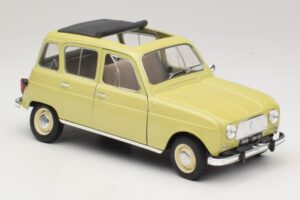 Renault 4L Geltonas Solido 1:18 8062 Metalas - nuotrauka 5 iš 7
