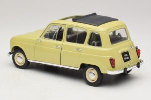 Renault 4L Geltonas Solido 1:18 8062 Metalas - nuotrauka 6 iš 7
