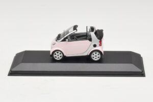 Smart Fortwo 450 Kabrioletas Baltas Legally Blonde 2 Pakaitinė Dėžė Minichamps 1:43 402173900-R1 Metalas
