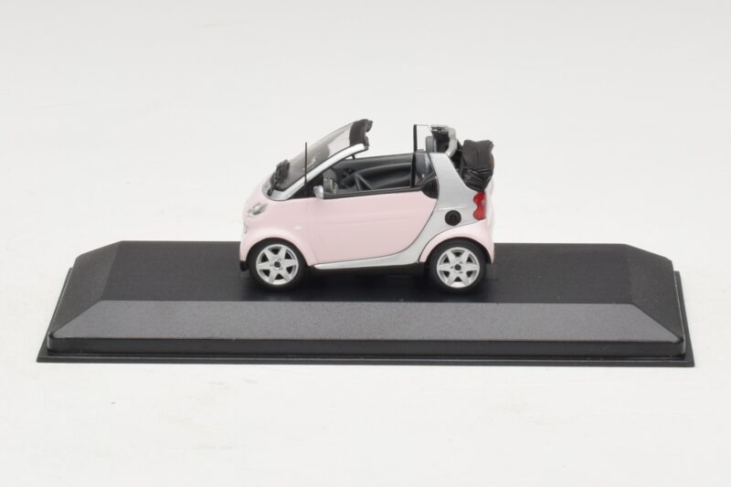 Smart Fortwo 450 Kabrioletas Baltas Legally Blonde 2 Pakaitinė Dėžė Minichamps 1:43 402173900-R1 Metalas