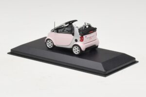 Smart Fortwo 450 Kabrioletas Baltas Legally Blonde 2 Pakaitinė Dėžė Minichamps 1:43 402173900-R1 Metalas - nuotrauka 3 iš 5