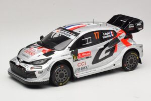 Toyota GR Yaris Rally1 #17 S. Ogier / V. Landais Rally Portugal Winner 2025 IXO 1:18 18RMC250A Metalas
