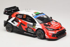 Toyota GR Yaris Rally1 #33 E. Evans / S. Martin Rally Monte Carlo 2026 IXO 1:18 18RMC269B Metalas - nuotrauka 4 iš 6
