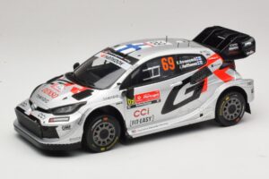 Toyota GR Yaris Rally1 #69 K. Rovanpera / J. Halttunen Rally Portugal 2025 IXO 1:18 18RMC250B Metalas