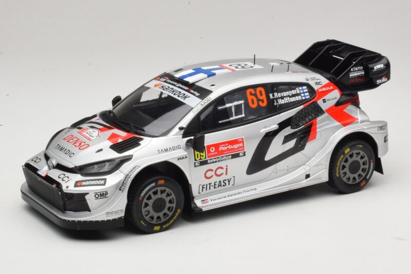 Toyota GR Yaris Rally1 #69 K. Rovanpera / J. Halttunen Rally Portugal 2025 IXO 1:18 18RMC250B Metalas