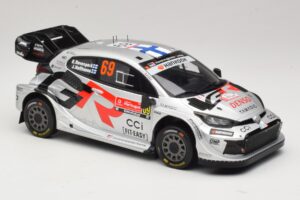 Toyota GR Yaris Rally1 #69 K. Rovanpera / J. Halttunen Rally Portugal 2025 IXO 1:18 18RMC250B Metalas - nuotrauka 4 iš 6