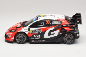 Toyota GR Yaris Rally1 #99 O. Solberg / E. Edmondson Rally Monte Carlo Winner 2026 IXO 1:18 18RMC269A Metalas - nuotrauka 3 iš 6