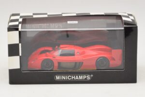 Toyota GT-One TS020 Street Raudonas Minichamps 1:43 433991603 Metalas - nuotrauka 5 iš 5