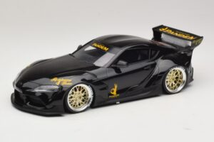 Toyota Supra GR A90 Pandem V1.0 Juodas TopSpeed 1:18 TS0307 Derva