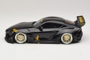 Toyota Supra GR A90 Pandem V1.0 Juodas TopSpeed 1:18 TS0307 Derva - nuotrauka 3 iš 6