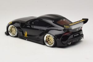 Toyota Supra GR A90 Pandem V1.0 Juodas TopSpeed 1:18 TS0307 Derva - nuotrauka 5 iš 6