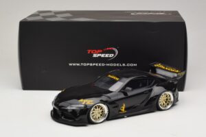 Toyota Supra GR A90 Pandem V1.0 Juodas TopSpeed 1:18 TS0307 Derva - nuotrauka 6 iš 6