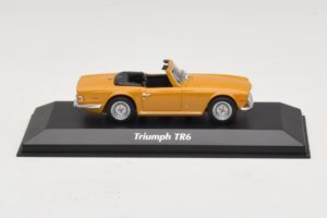 Triumph TR6 Oranžinis Maxichamps 1:43 940132571 Metalas