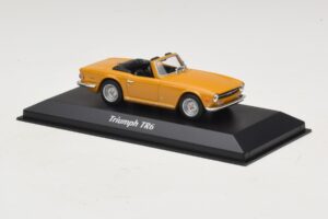 Triumph TR6 Oranžinis Maxichamps 1:43 940132571 Metalas - nuotrauka 3 iš 5