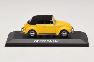Volkswagen 1302 Kabrioletas Geltonas Maxichamps 1:43 940055030 Metalas