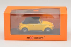Volkswagen 1302 Kabrioletas Geltonas Maxichamps 1:43 940055030 Metalas - nuotrauka 5 iš 5