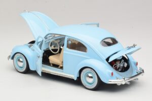 Volkswagen Beetle Mėlynas Bburago 1:18 3381 Metalas - nuotrauka 5 iš 8