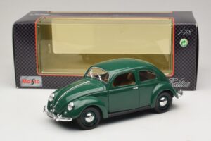 Volkswagen Beetle Žalia Maisto 1:18 32820 Metalas - nuotrauka 8 iš 8