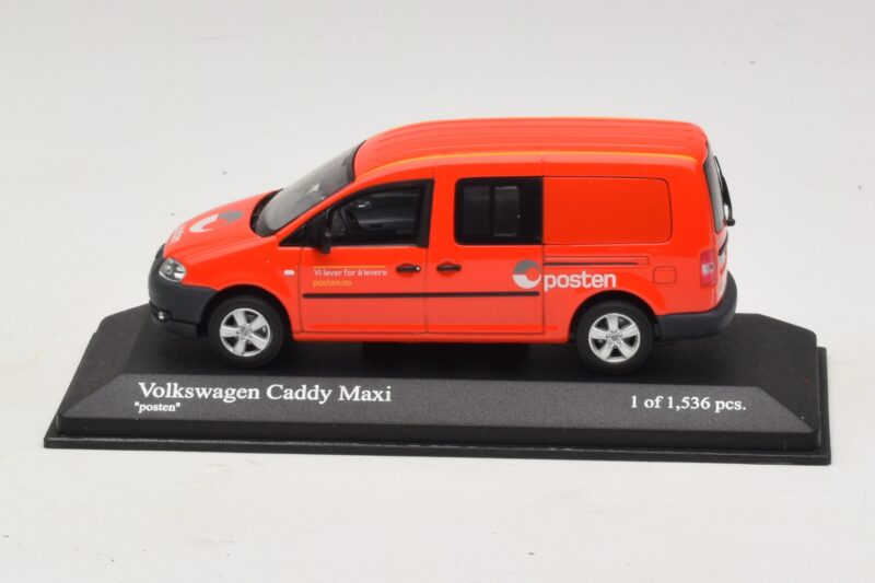 Volkswagen Caddy Maxi Mk3 Norway Post Minichamps 1:43 403057005 Metalas