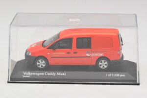 Volkswagen Caddy Maxi Mk3 Norway Post Minichamps 1:43 403057005 Metalas - nuotrauka 4 iš 5