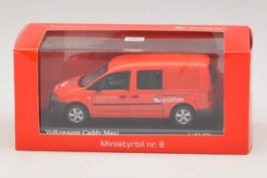 Volkswagen Caddy Maxi Mk3 Norway Post Minichamps 1:43 403057005 Metalas - nuotrauka 5 iš 5