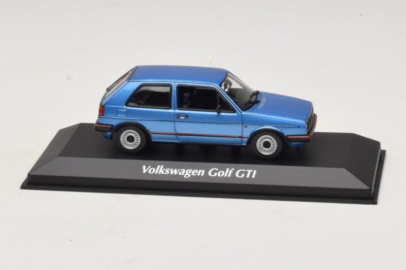 Volkswagen Golf GTI Mk2 Mėlyna Metalik Maxichamps 1:43 940054120 Metalas