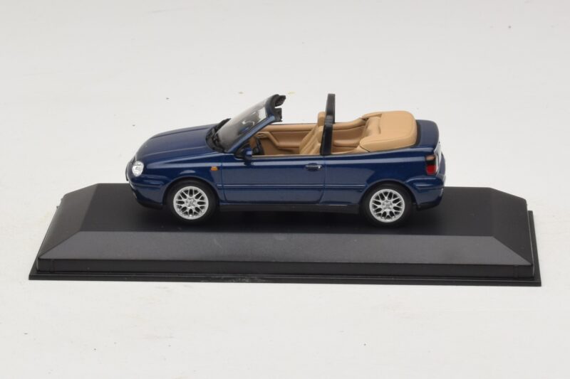 Volkswagen Golf Mk4 Kabrioletas Mėlynas Atstovo Leidimas Minichamps 1:43 GOLF005 Metalas