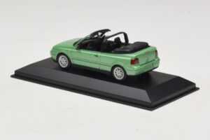 Volkswagen Golf Mk4 Kabrioletas Žalia Metalik Minichamps 1:43 430058335 Metalas - nuotrauka 3 iš 5