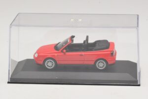 Volkswagen Golf Mk4 Kabrioletas Raudonas Atstovo Leidimas Minichamps 1:43 GOLF006 Metalas - nuotrauka 4 iš 5