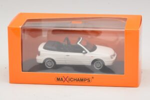 Volkswagen Golf Mk4 Kabrioletas Baltas Maxichamps 1:43 940058330 Metalas - nuotrauka 5 iš 5