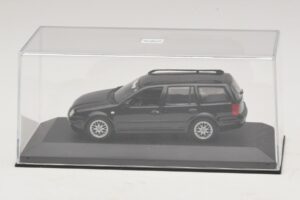 Volkswagen Golf Mk4 Variant Sport Highline BBS Edition Juodas Pakaitinė Dėžė Minichamps 1:43 GOLF008-R1 Metalas - nuotrauka 4 iš 5