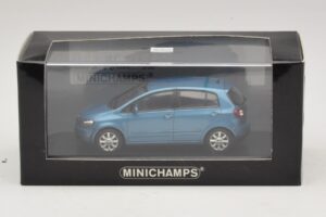 Volkswagen Golf Plus Mk5 Mėlyna Metalik Pakaitinė Dėžė Minichamps 1:43 GOLF02-R1 Metalas - nuotrauka 5 iš 5