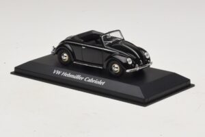 Volkswagen Hebmuller Kabrioletas Juodas Maxichamps 1:43 940052130 Metalas - nuotrauka 3 iš 5