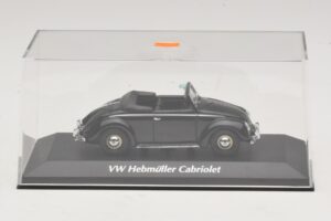 Volkswagen Hebmuller Kabrioletas Juodas Maxichamps 1:43 940052130 Metalas - nuotrauka 4 iš 5
