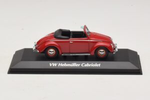 Volkswagen Hebmuller Kabrioletas Raudonas Maxichamps 1:43 940052131 Metalas