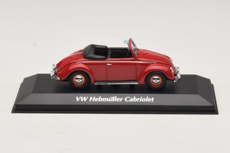 Volkswagen Hebmuller Kabrioletas Raudonas Maxichamps 1:43 940052131 Metalas