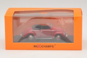 Volkswagen Hebmuller Kabrioletas Raudonas Maxichamps 1:43 940052131 Metalas - nuotrauka 5 iš 5