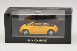 Volkswagen New Beetle Kabrioletas Geltonas Minichamps 1:43 BEETLE002 Metalas - nuotrauka 5 iš 5