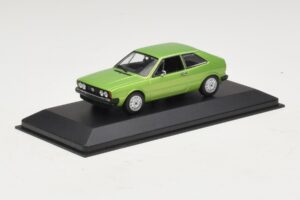 Volkswagen Scirocco Mk1 Žalia Metalinė Pakaitinė Dėžė Maxichamps 1:43 940050420-R1 Metalas - nuotrauka 2 iš 5