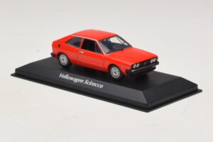 Volkswagen Scirocco Mk1 Raudonas Maxichamps 1:43 940050422 Metalas - nuotrauka 3 iš 5