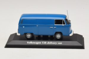 Volkswagen T2b Pristatymo Furgonas Mėlynas Maxichamps 1:43 940053061 Metalas