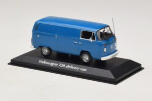 Volkswagen T2b Pristatymo Furgonas Mėlynas Maxichamps 1:43 940053061 Metalas - nuotrauka 3 iš 5
